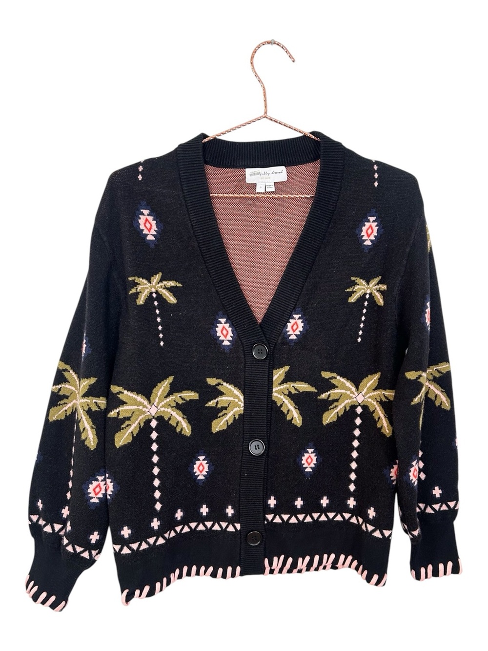 Never Fully Dressed Havana Balloon Sleeve Cardigan - Picture 3 of 9